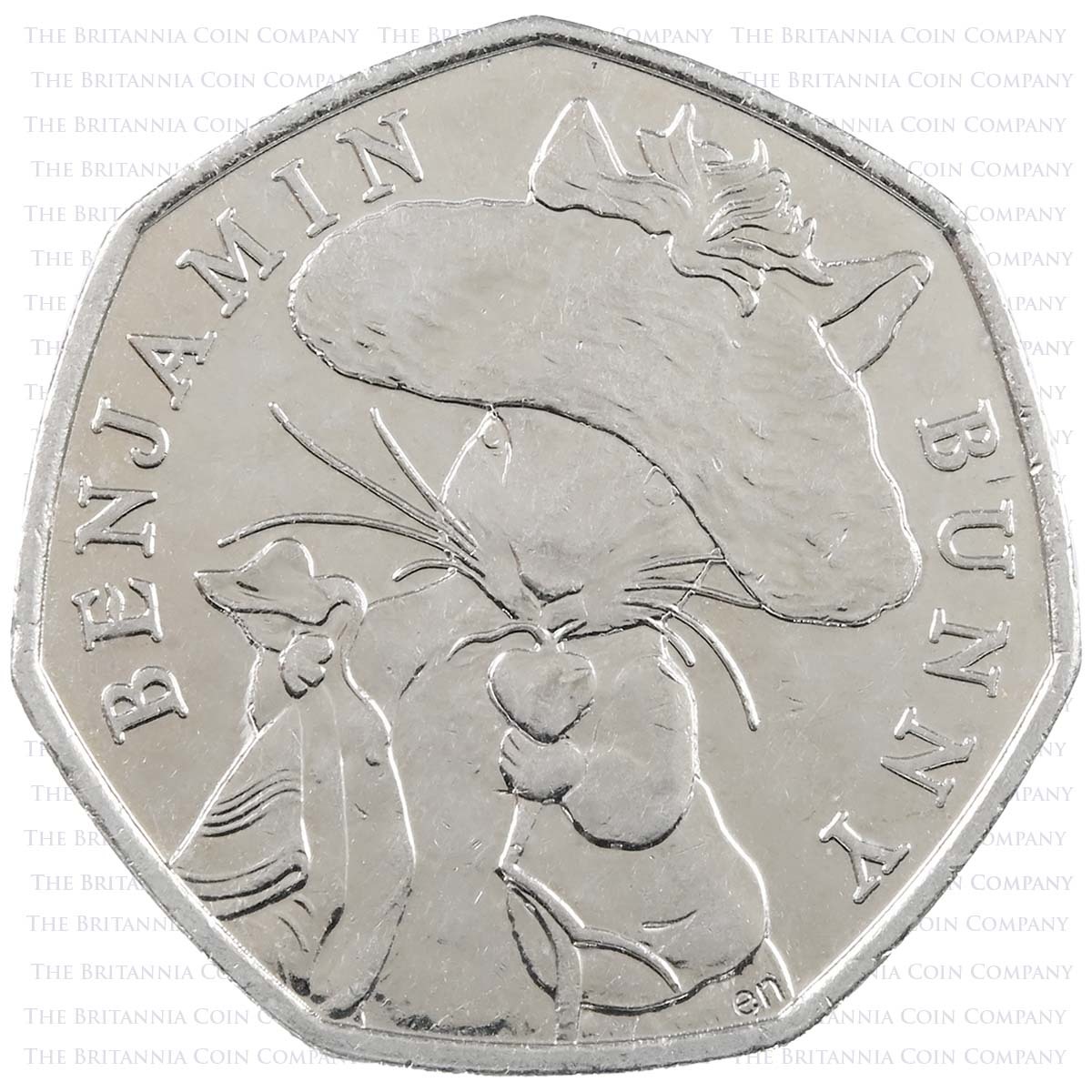 Benjamin Bunny 50p Brilliant Uncirculated Coin