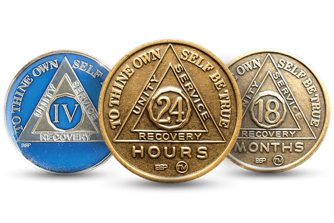 AA Medallion Store - Alcoholics Anonymous Chips, Coins, Tokens + More