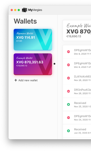 Verge XVG Wallet for Android, iOS, Windows, Linux and MacOS | Coinomi