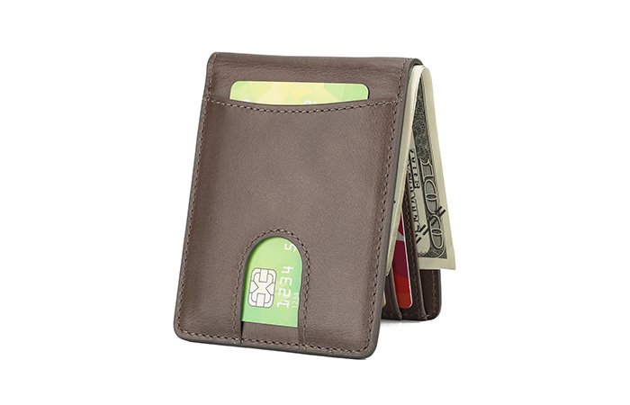 HISSIMO Mens Slim Front Pocket Wallet ID Window Card Case India | Ubuy