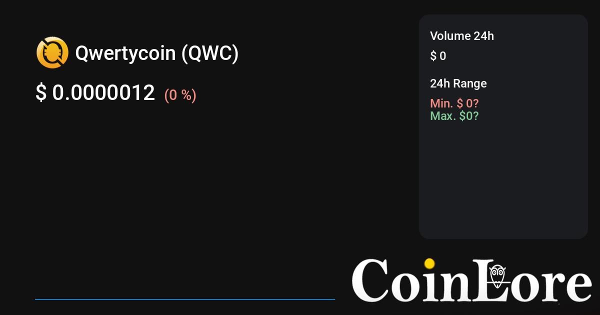 Qwertycoin Price Prediction & | Will QWC go up?