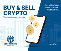 Buy & Sell Crypto Facebook post | BrandCrowd Facebook post Maker