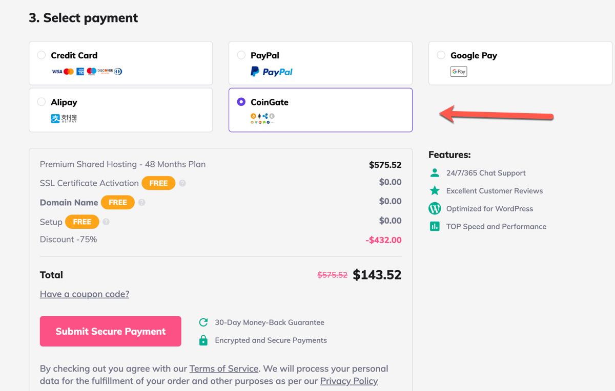 Web hostings accepting cryptocurrencies | NOWPayments