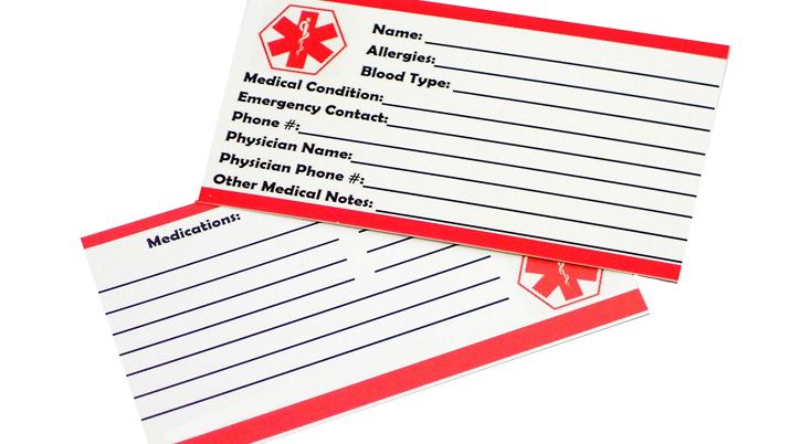 Emergency Medical Wallet Card - MedicAlert®