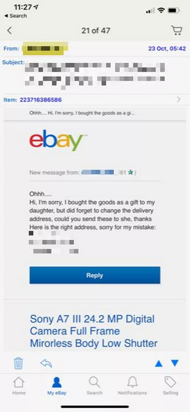 Woman loses £1, after selling camera on eBay due to PayPal 'loophole' - Mirror Online