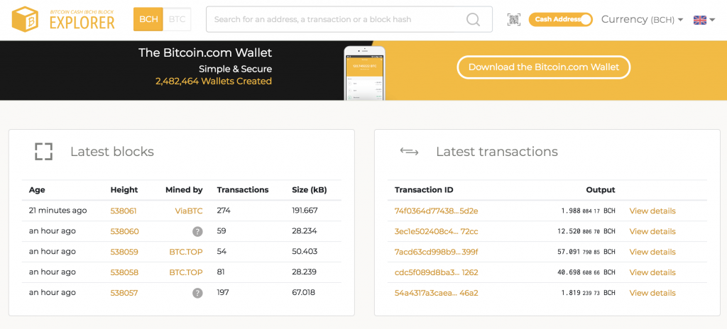 Bitcoin Explorer