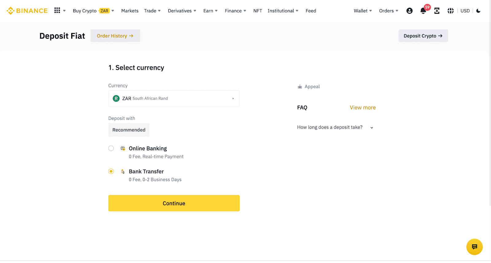 How to Withdraw to a Bank Account from Binance