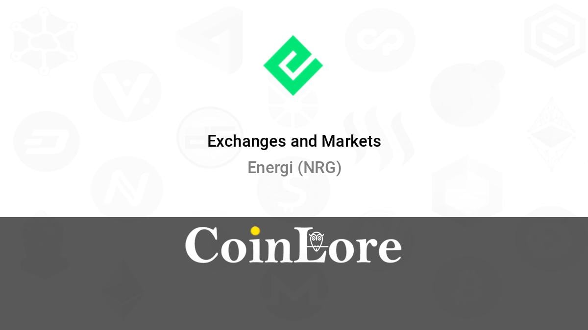 Exchange Energi (NRG) | SwapSpace Exchange Aggregator