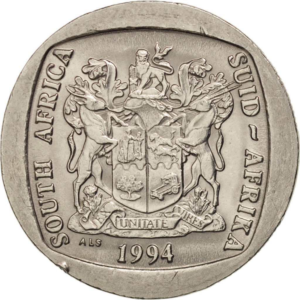 5 rand - Inauguration, South Africa - Coin value - bitcoinlog.fun