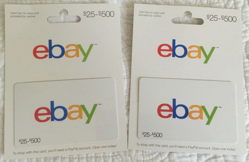 How do I check my eBay card balance