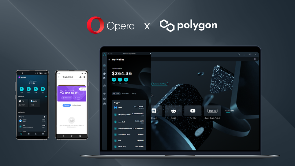 Crypto assets supported by Opera Wallet - Opera Help