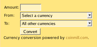 Currency Calculator