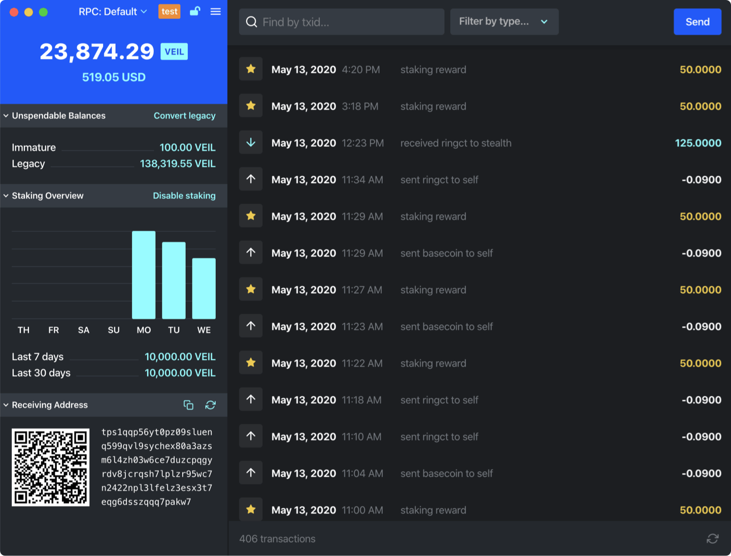 Veil - Crypto Exchange