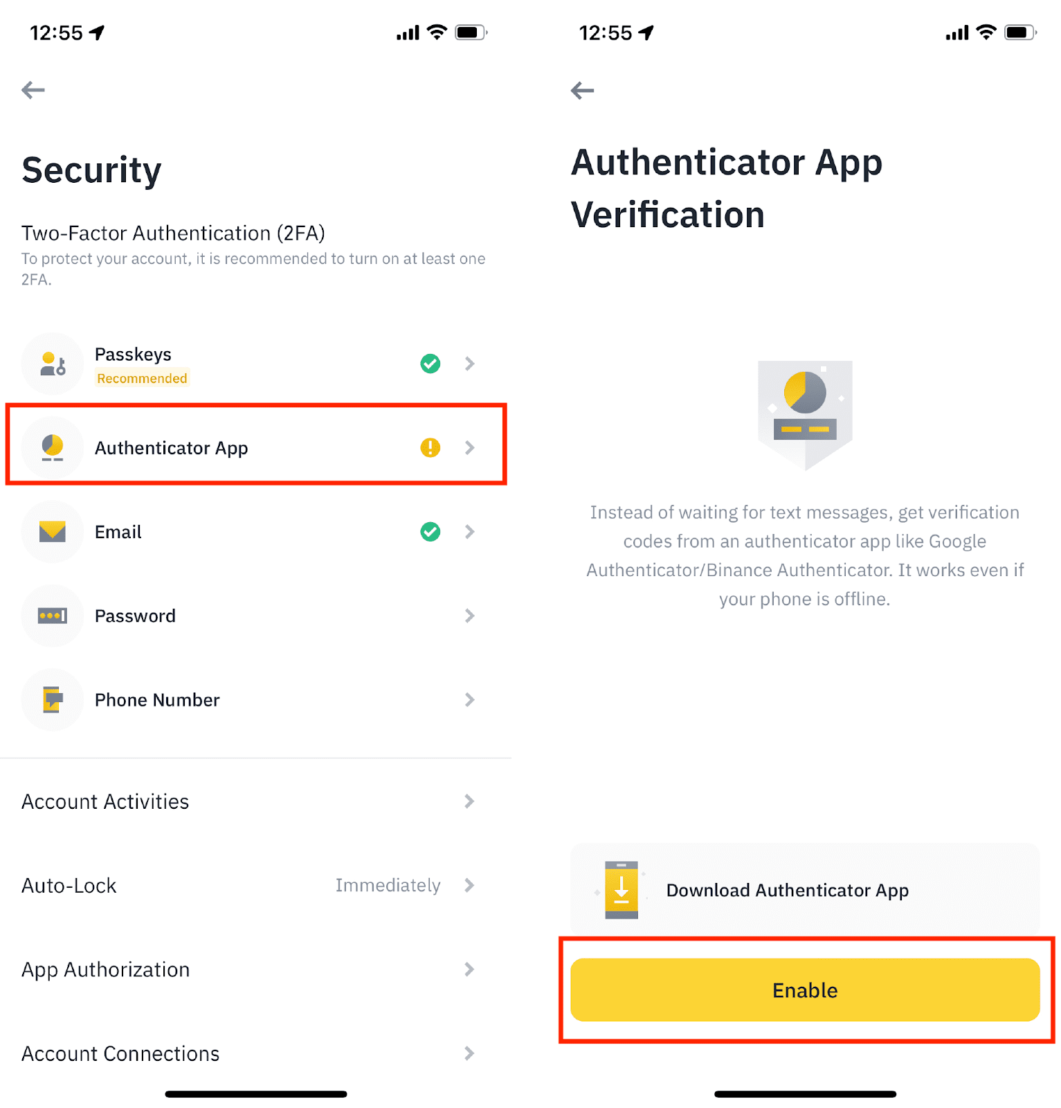 Binance - Authy