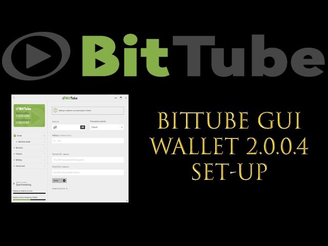 GitHub - ipbc-dev/bittube-wallet-gui: Legacy BitTube 3 Wallet GUI