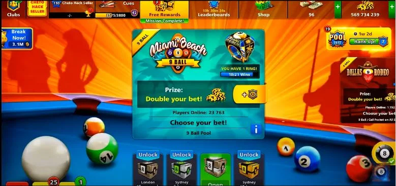 8 Ball Pool Mod apk download - Miniclip Com beta1Mod APK beta1 free for Android.