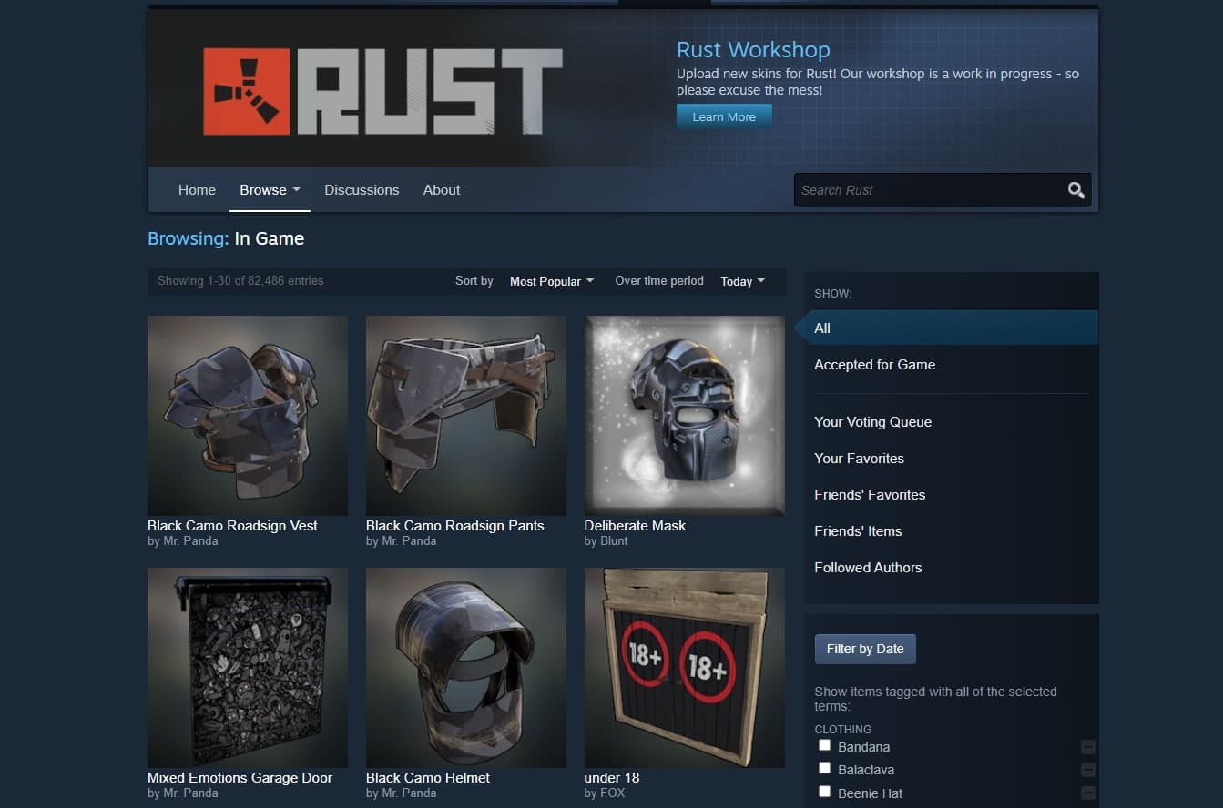 Buy RUST Skins at discount - Gameflip