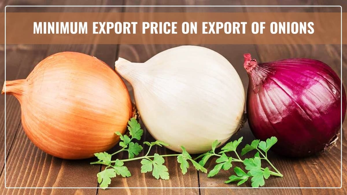 Minimum Export Price - Arthapedia