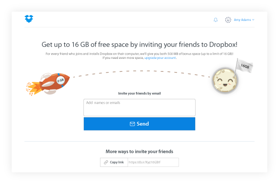 How much free referral space can I earn? - Dropbox Help