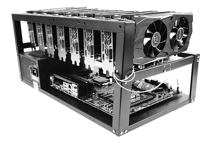 GPU Mining RIG For BTC & ETH Mining |