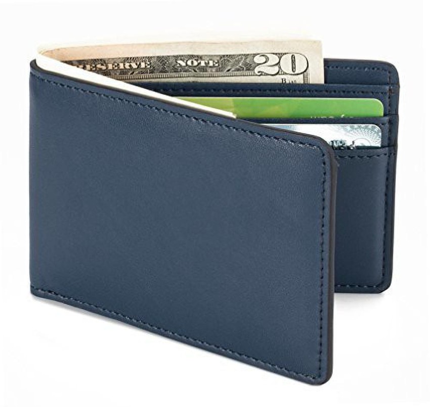 HISSIMO Mens Slim Front Pocket Wallet ID Window Card Jordan | Ubuy