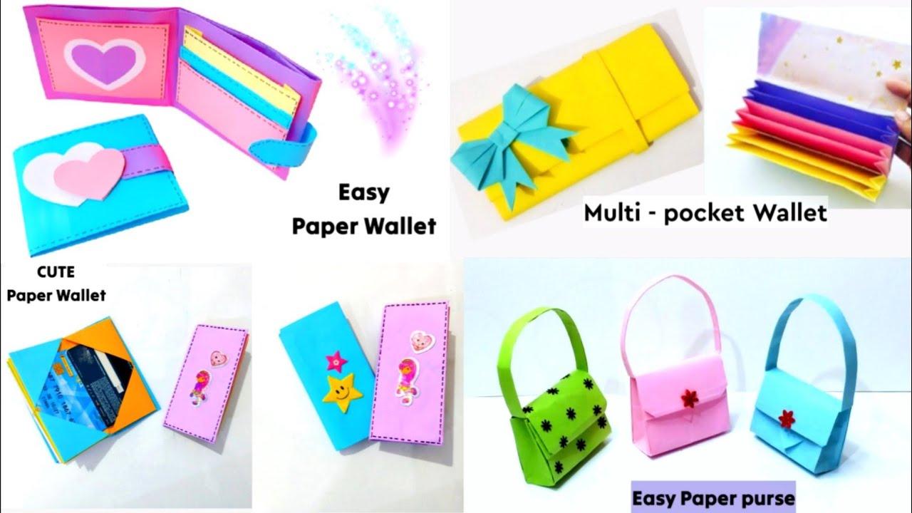 DIY Paper Wallet With 3 Easy Supplies | Kidsstoppress