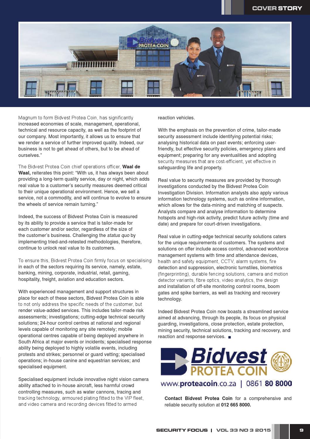 Bidvest | Bidvest - Services | Divisional Information