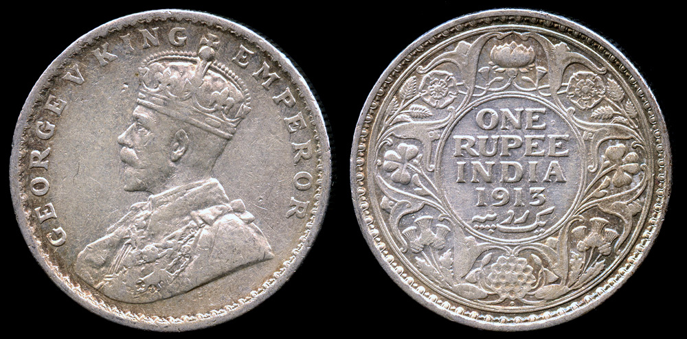 1 Rupee - George V - India - British – Numista