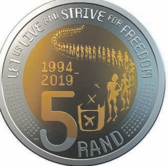 5 rand , South Africa - Coin value - bitcoinlog.fun