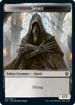 Spirit Token (04) // Spirit Token (18) [Ravnica Remastered: Tokens] - Face To Face Games