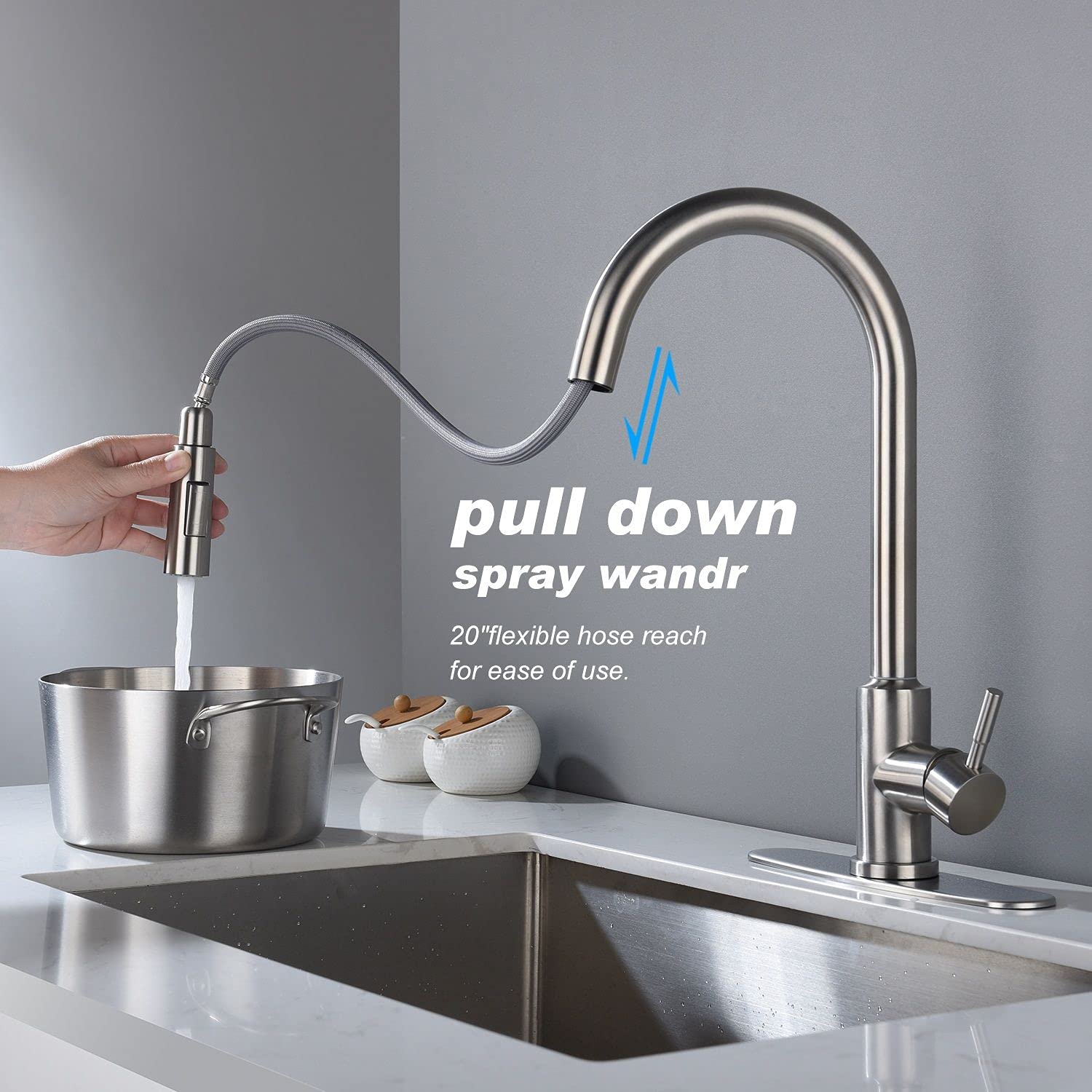 Cora Pull Down Kitchen Faucet