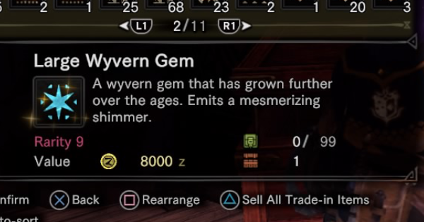 Best to farm for Wyvern Gems? :: Monster Hunter: World 総合掲示板