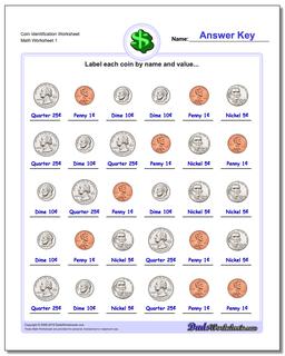 1st Grade Counting Money Worksheets - free & printable | K5 Learning