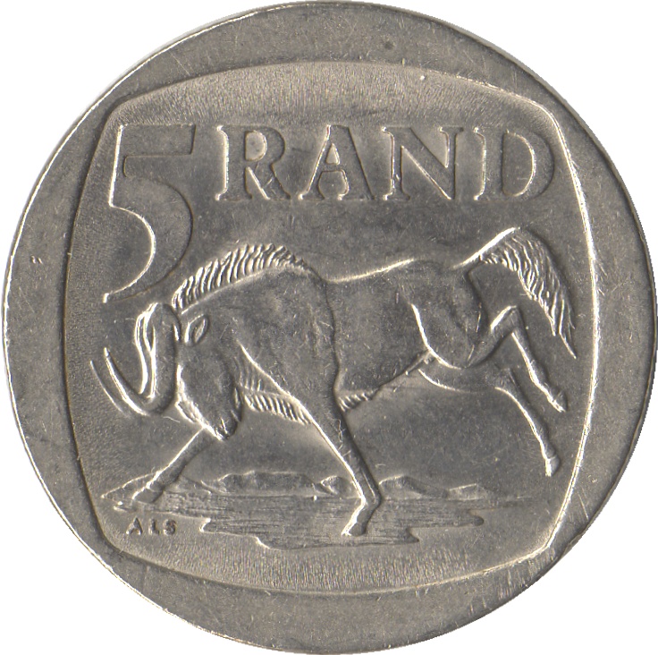 Five Rand , Coin from South Africa - Online Coin Club