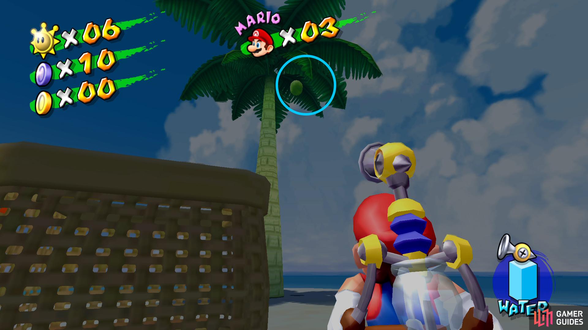 super-mario-sunshine-delfino-plazablue-coins | Game of Guides