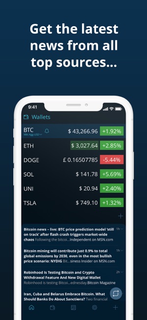 Cryptocurrency Alerting - Bitcoin, Crypto & Stock Alerts App