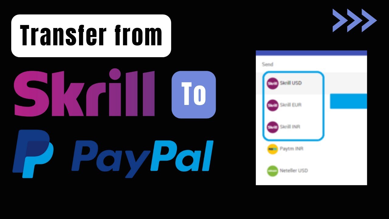 Sending Money From PayPal To Skrill? Beware The Fees