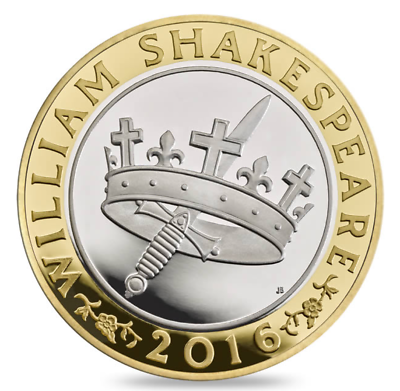 Shakespeare £2 BU Three Coin Set | Chards