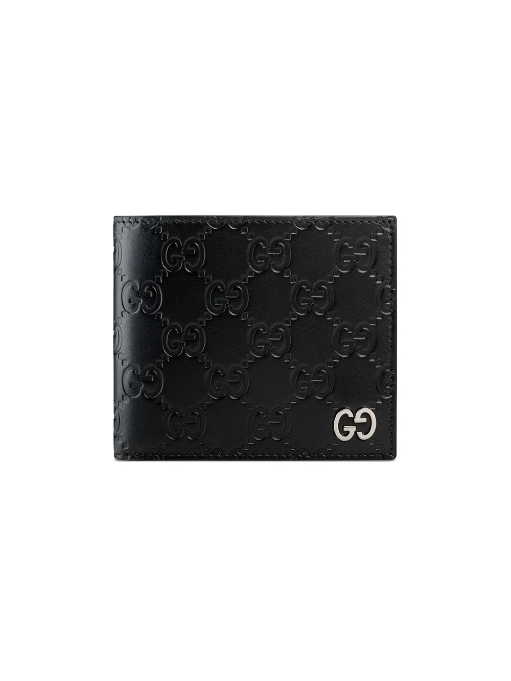 Black Gucci Signature Leather Britt Wallet QFA19LJY0B | WGACA