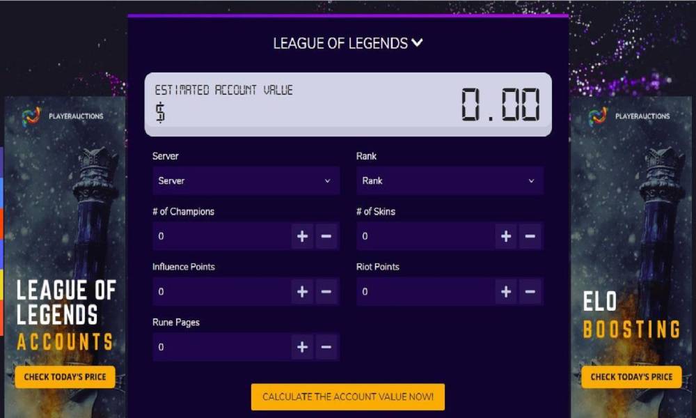 Buy LoL Level 30 Accounts - Accounts Of Legends