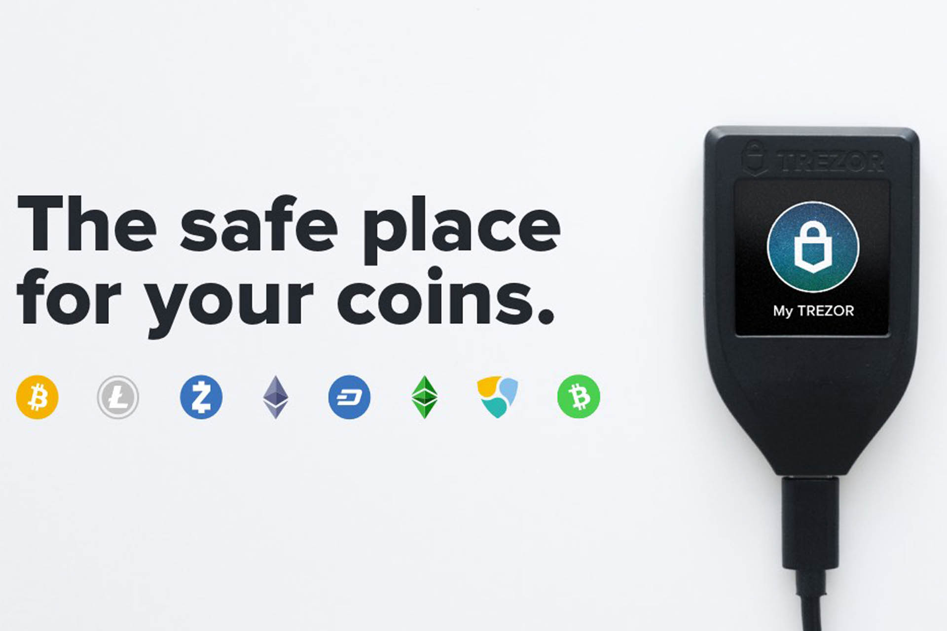 Trezor Model One Black - Hardware wallet - Trezor Official Partner - bitcoinlog.fun