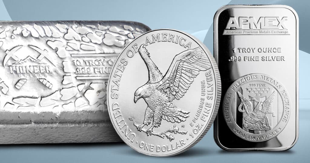 Silver Bars Vs. Coins: Which Is The Best Investment? - Manhattan Gold & Silver