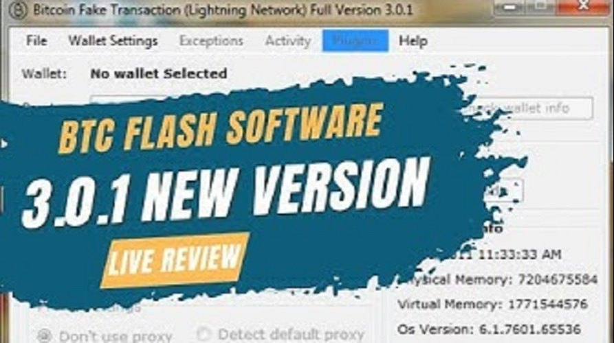 Bitcoin Flashing sofware