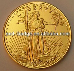 Tungsten Alloy-Gold Plated Tungsten Alloy Coin Manufacture and Supplier