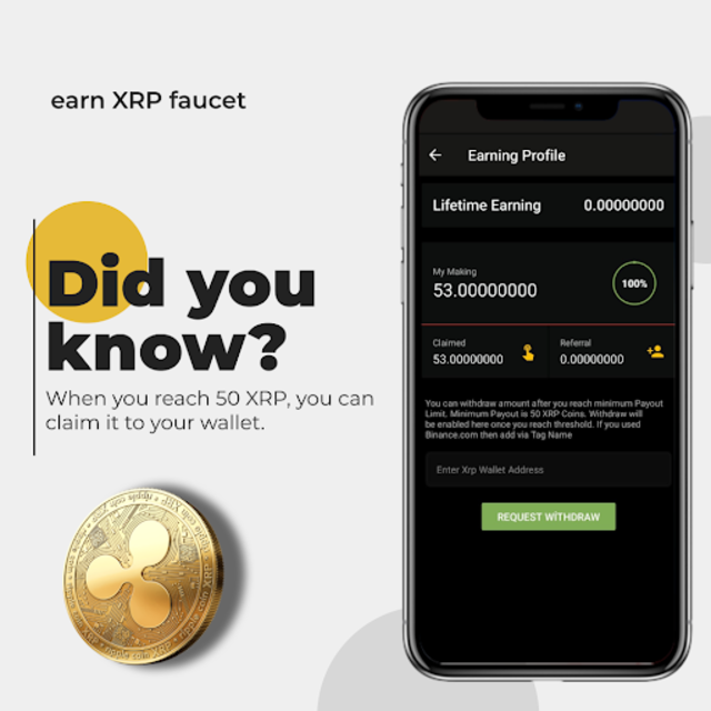 Earn Xrp (Ripple) Faucet : No APK (Android App) - Free Download