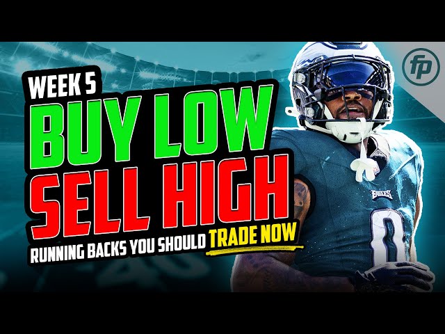 Fantasy football Week 5 trade targets to buy low, 5 to sell high