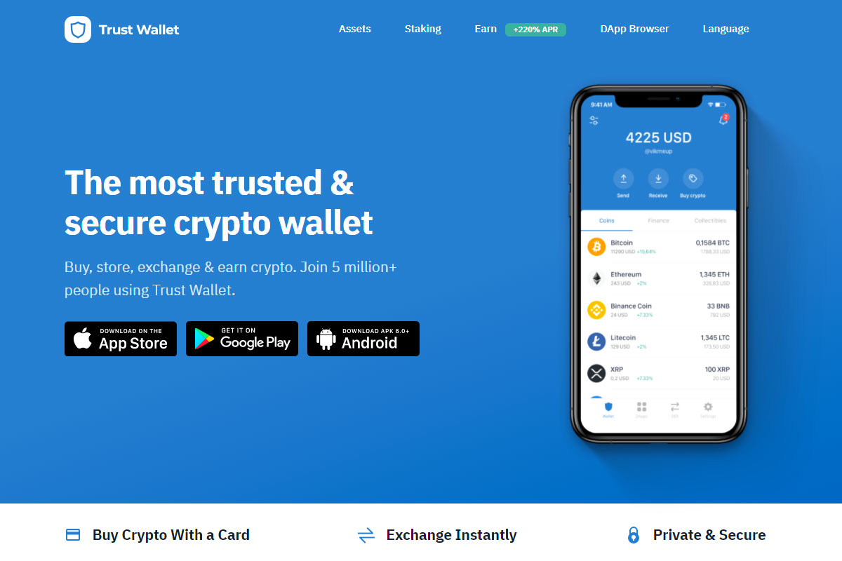 Trust Wallet - Reviews and Features | CoinCarp