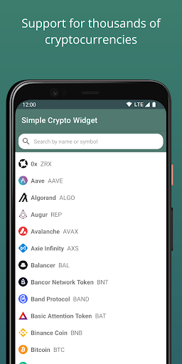 ‎Bitcoin & Crypto Price Widget on the App Store