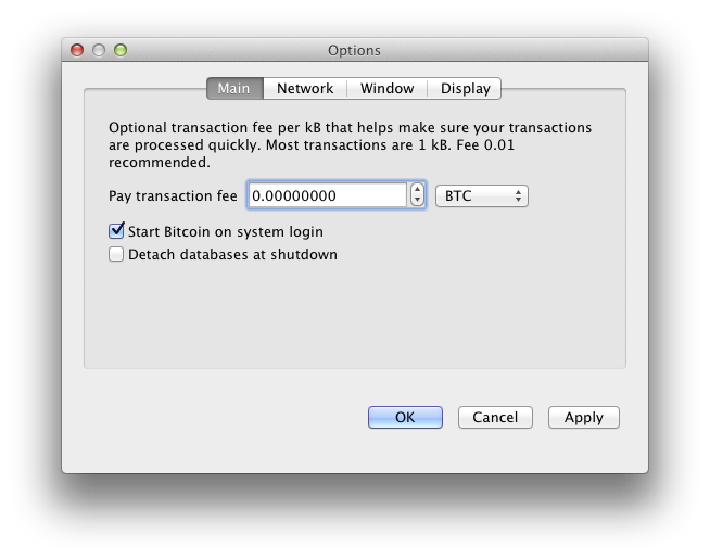 bitcoin Tutorial => Node Configuration