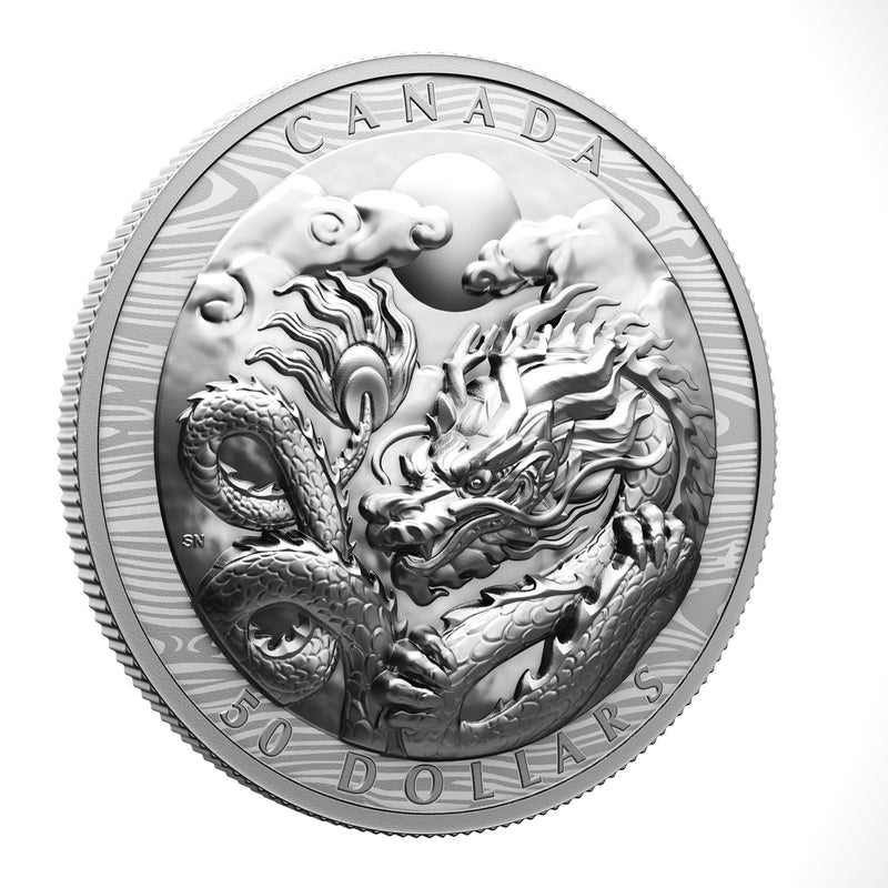 Australian Silver Lunar Series - Year of the Dragon - 1 oz